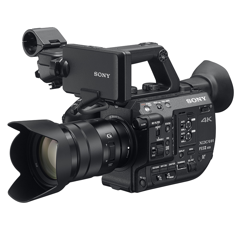 索尼（SONY）PXW-FS5M2K(含18-105镜头)专业摄像机 专业数码4K便携式摄录一体机